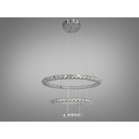 Подвесная люстра 66W, хром Diasha 7201-8W/580+400+200HR