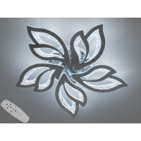 Светодиодная люстра с пультом 80W, хром Diasha 2455/5HRLED3colordimmer