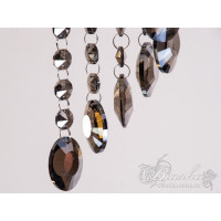 Точковий світильник із кришталевими підвісками Diasha 6013EGD-SM