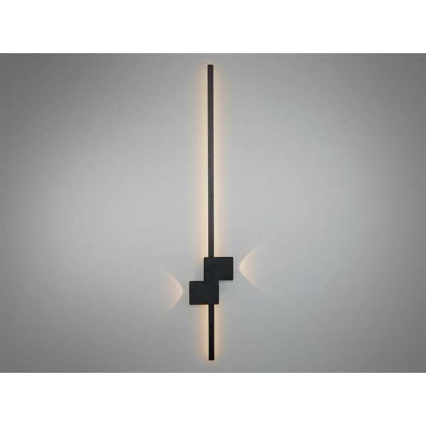 Цікаве лінійне світлодіодне бра, 25 Вт, чорний Diasha 1552/1000BK