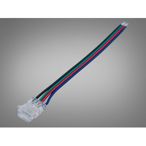 Конектор для RGB стрічки  Diasha PCON4pin/CAB-10mm-clear