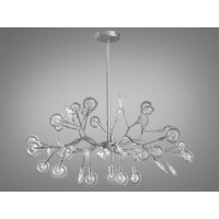 Декоративная люстра в зал на 45 лампочки Diasha 886-45CSL