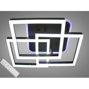 Світлодіодна люстра смарт світильник з пультом dimmer, 100W, чорний Diasha MX11058/3SBKLED3colordimmer