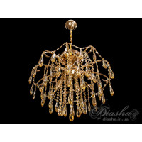Люстра с хрусталем Diasha A08-500G-SP