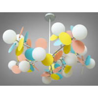 Люстра в современном стиле для детской комнаты Diasha 1097-15HR+multi