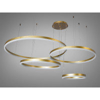 Ексклюзивна новинка, світлодіодна люстра на тросах, потужністю 175 Вт Diasha 1029-800+600+500+300GD