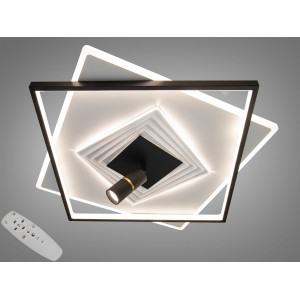 LED люстра Diasha білий чорний 64Вт димер пульт Diasha 5535WH+BKdimmer