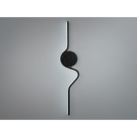 Ультрасучасне, модне світлодіодне бра потужністю 20 Вт, чорний Diasha 9093/600BK