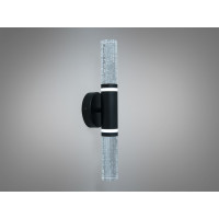 Настінний LED бра чорний 6 Вт акрилові трубки Diasha 8149BK