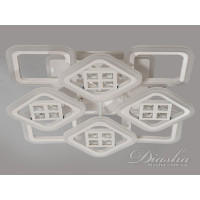 Люстра светодиодная потолочная с пультом управления Diasha 190W AS8190/4+4WHLED3colordimmer