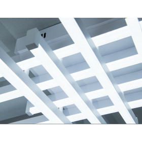 Світлодіодна стельова люстра біла 8 модулів 90 Вт Diasha SX812/8WH