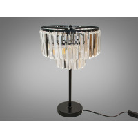 Настольная лампа с хрустальным абажуром Diasha 1026-T-BK