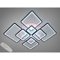 Сучасна LED люстра з пультом, диммером та підсвіткою, 225W Diasha 8160/8BKLED3colordimmer