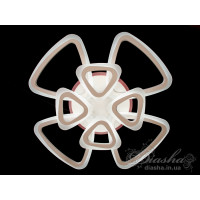 Люстры светодиодные Diasha A8118/4+4WH LED 3color dimmer  