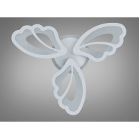 Стельова люстра LED біла 50Вт пульт 3 модулі Diasha 8166/3WHLED3colordimmer