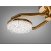 Стельова LED люстра золото 32W пульт димер Diasha 9358/3GD