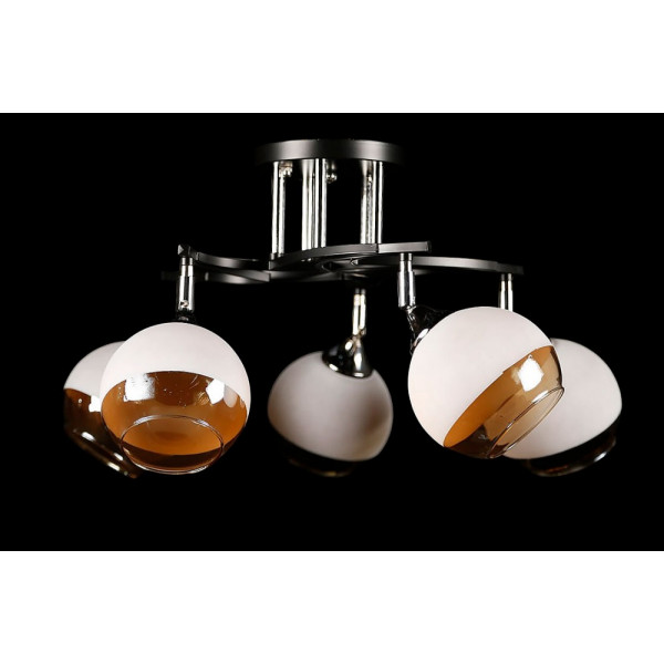 Люстра с плафонами  L6006/5 (BLK+CR) Splendid-Ray
260737