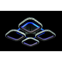 Потолочная светодиодная люстра светильник с пультом и подсветкой Linisoln 77073-4s