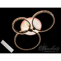 Потолочная светодиодная люстра с пультом и ночником Diasha QX2513/1+1+1BK LED 3color dimmer 