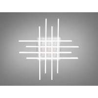 Стельова LED люстра біла 136 Вт пульт димер підсвітка Diasha 7012WHLED3colordimmer