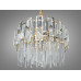 Вишукана кришталева люстра на 6 ламп, люстри золото Diasha 830/400GD