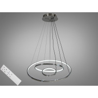Елегантна LED люстра підвісна в кухню, 100W, хром Diasha MD9079-3HR-600+400+200dimmer
