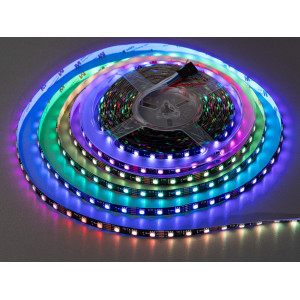 Адресна LED стрічка 12В, 60 діодів на метр, 10мм, RGB Diasha PWS12-5050-60-RGBIC-20-10