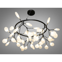 Декоративная люстра в зал 45 лампочки чорна Diasha Y887-45ABK