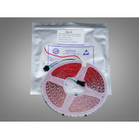 Адресна LED стрічка 24В, 120 діодів на метр, 8мм, теплий+холодний Diasha NWS24-2835-120-CW+WW-20-8