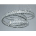 LED люстра хром 92 Вт кришталь з пультом Diasha D8879/500CH