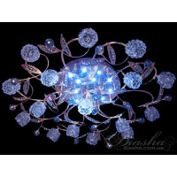 Галогенна люстра зі світлодіодною підсвіткою  Diasha 8296/16HRA