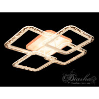 Стельова світлодіодна люстра з диммером 80W Diasha QX2519/4WHLED3colordimmer