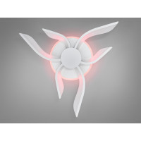 Стельова led люстра кільця з пультом, диммером, підсвіткою, 40W, чорна Diasha 2481/3+3WHLED3colordimmer