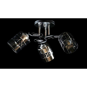 Люстра с плафонами  L6980A/3 (BLK+CR) Splendid-Ray
260813