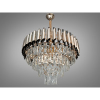 Люстра на 9 ламп, золото+чорный Diasha 9001-550SGD+PB