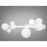 Люстра в стилі Loft - "Бульбашки" на 15 ламп Diasha 1082-15WH+WH