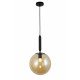 Люстра подвесная шар декоративная современная Levistella 9163525-1 BK+BR
