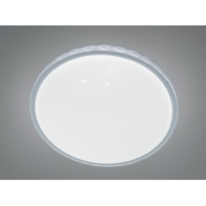 LED люстра Diasha Smart хром 85Вт без пульта Diasha 6653/500WH