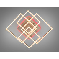 Світлодіодна стельова люстра 7001GLED золото з дистанційним керуванням Diasha 7001GLED3colordimmer