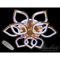 Cветодиодная люстра Diasha 8073/6+3G LED 3color dimmer