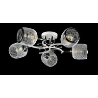Люстра с плафонами  L06433/5 (WHITE+CHROME) Splendid-Ray
2594