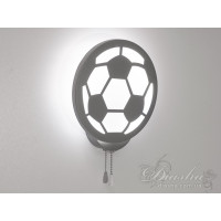 Стильний світлодіодний світильник футбольний м`яч, 17 Вт, сірий Diasha 8065/1GR