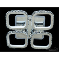 Cветодиодная люстра с хрусталем и пультом с подсветкой Diasha S8305/4NEW HR LED RGB dimmer