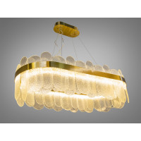 Підвісна кришталева люстра Diasha 803-800x300SGD золото LED 130 Вт Diasha 803/800x300SGD