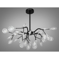 Декоративная люстра в зал 30 лампочки Diasha 886-30CBK