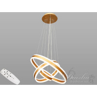 Подвесная LED люстра с пультом Diasha D8301-600+400+200G dimmer