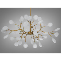 Люстра декоративная  45 лампочки, золото Diasha 886-45AGD
