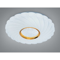 Люстра стельова LED Diasha біла золото 34Вт 6м² Diasha W-21/400