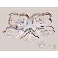 Стельова декоративна люстра з пультом, диммером, хром, 90W Diasha 8149/5HRLED3colordimmer