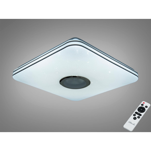 Люстра стельова смарт Diasha біла 70 Вт RGB BT Diasha DB-8501A/400x400RGB+MP3+TUYA